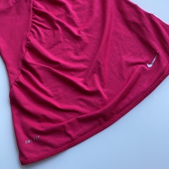 Nike Pink Racerback Side Ruffle Tank Top S - Picture 10 of 16